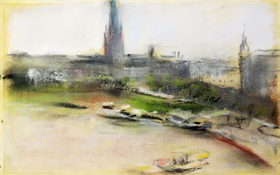 Binnenalster am Jungfernstieg, 1909